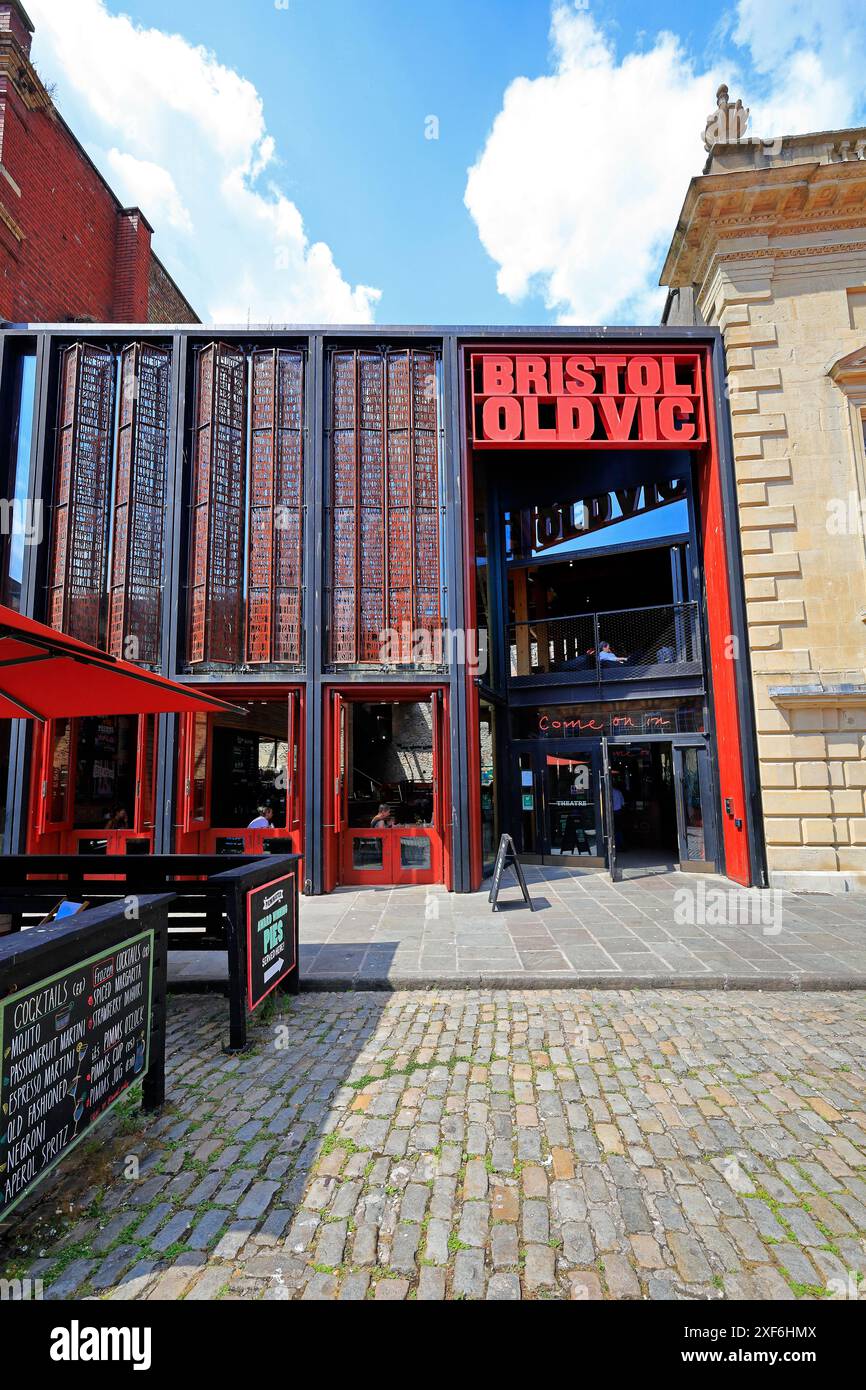 Bristol Old Vic theatre new entrance, King Street, Bristol. Taken June ...