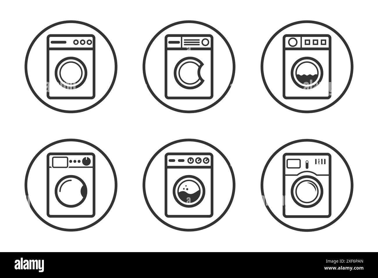 Washing machine laundry inside illustration hi-res stock photography ...