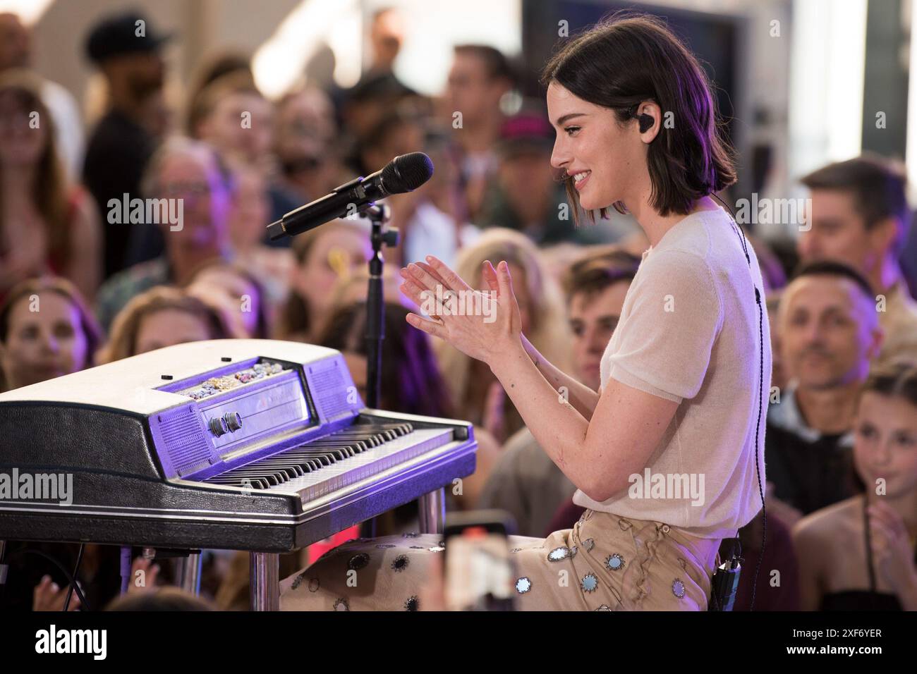 Ny. 28th June, 2024. Gracie Abrams on stage for NBC Today Show Concert