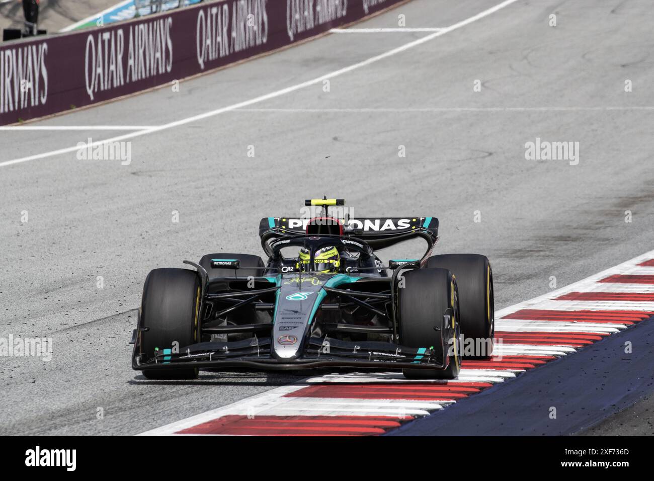 Lewis Hamilton Mercedes AMG during The Formula 1 GP of Austria 2024 in ...