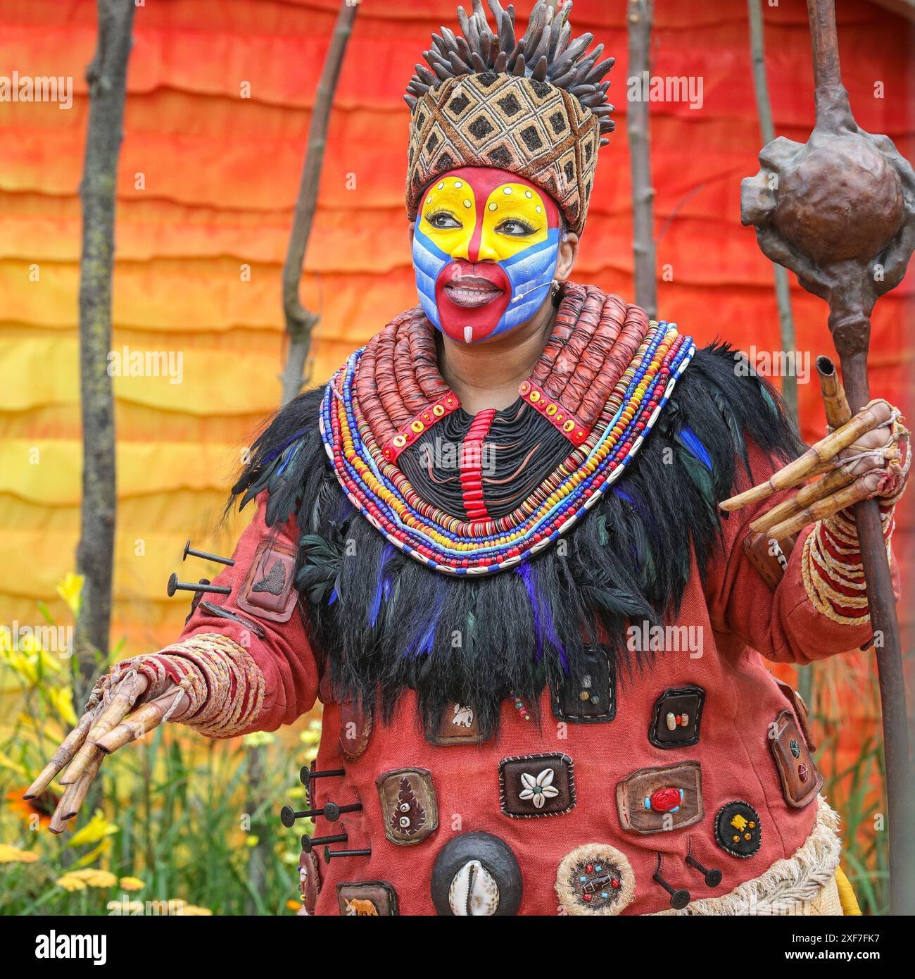 London, UK. 01st July, 2024. In The Lion King Anniversary Garden Show ...