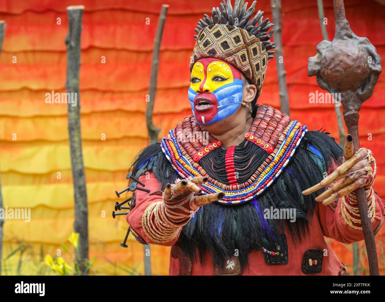 London, UK. 01st July, 2024. In The Lion King Anniversary Garden Show ...