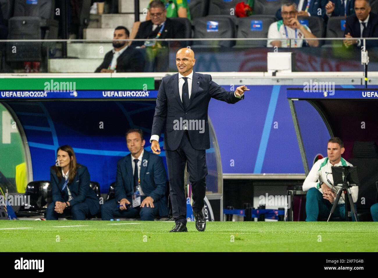 Frankfurt, Germany. 01st, July 2024. Head coach Roberto Martinez of