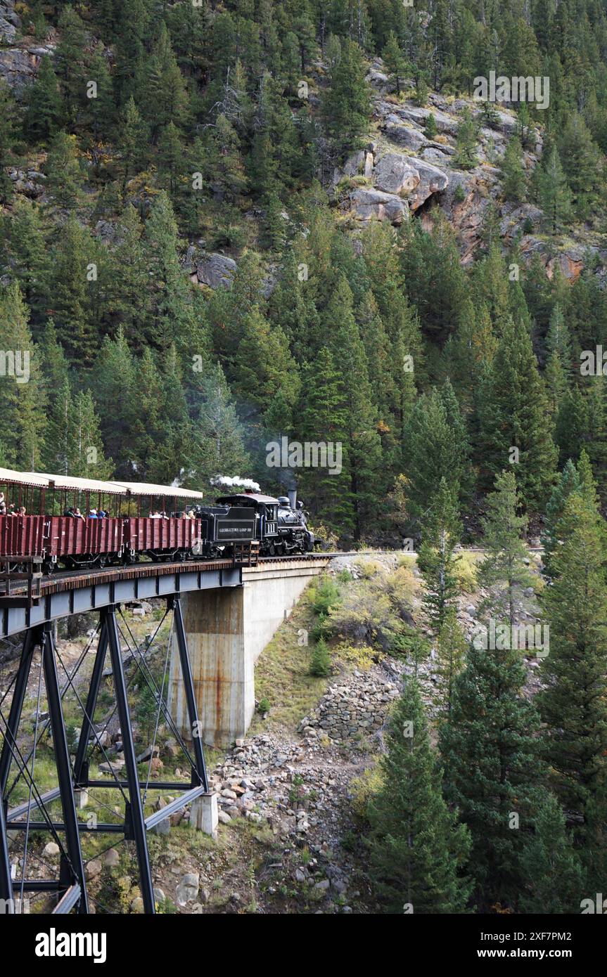 Georgetown Loop Railroad Stock Photo - Alamy