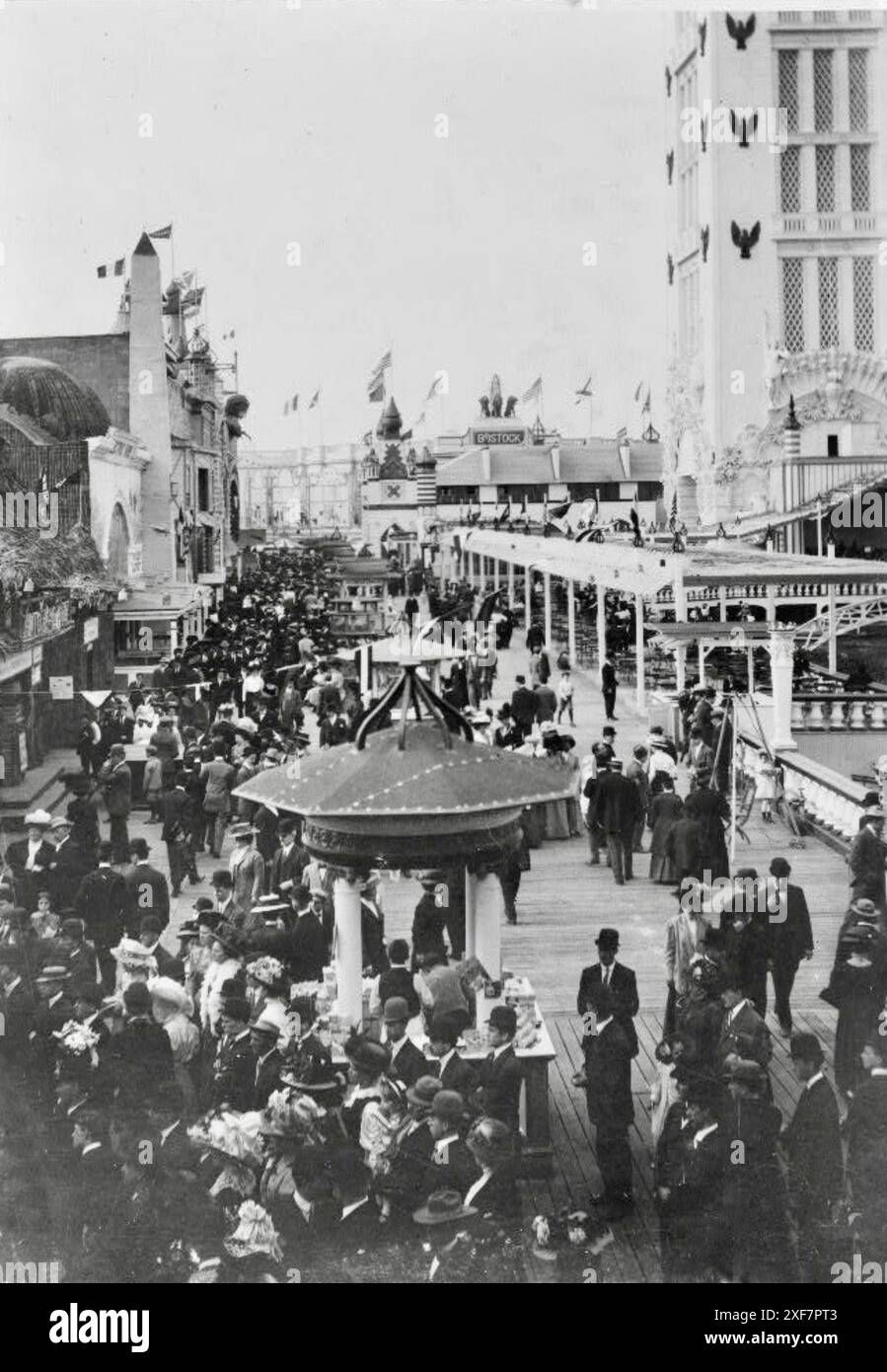 Dreamland, Coney Island, Brooklyn, New York 1908. Stock Photo