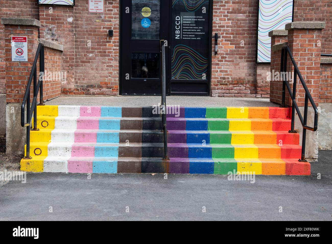 Rainbow stairs hi-res stock photography and images - Alamy