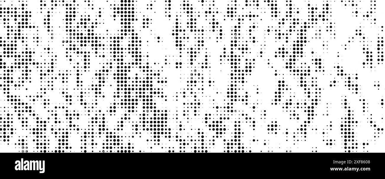 Halftone gritty noise texture. Grunge grit halftone background. Black ...