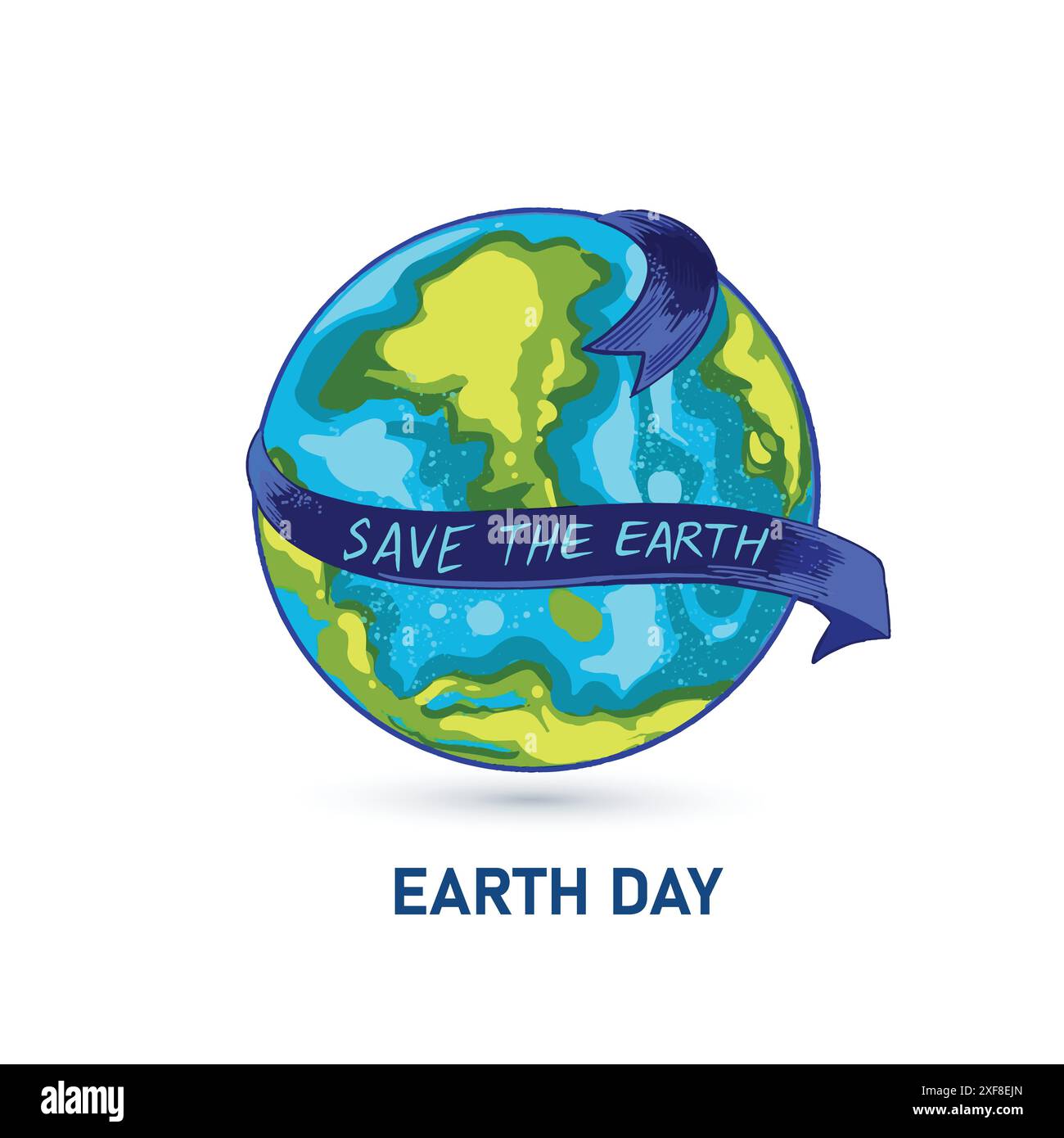 Happy earth day eco friendly concept design Stock Vector Image & Art ...