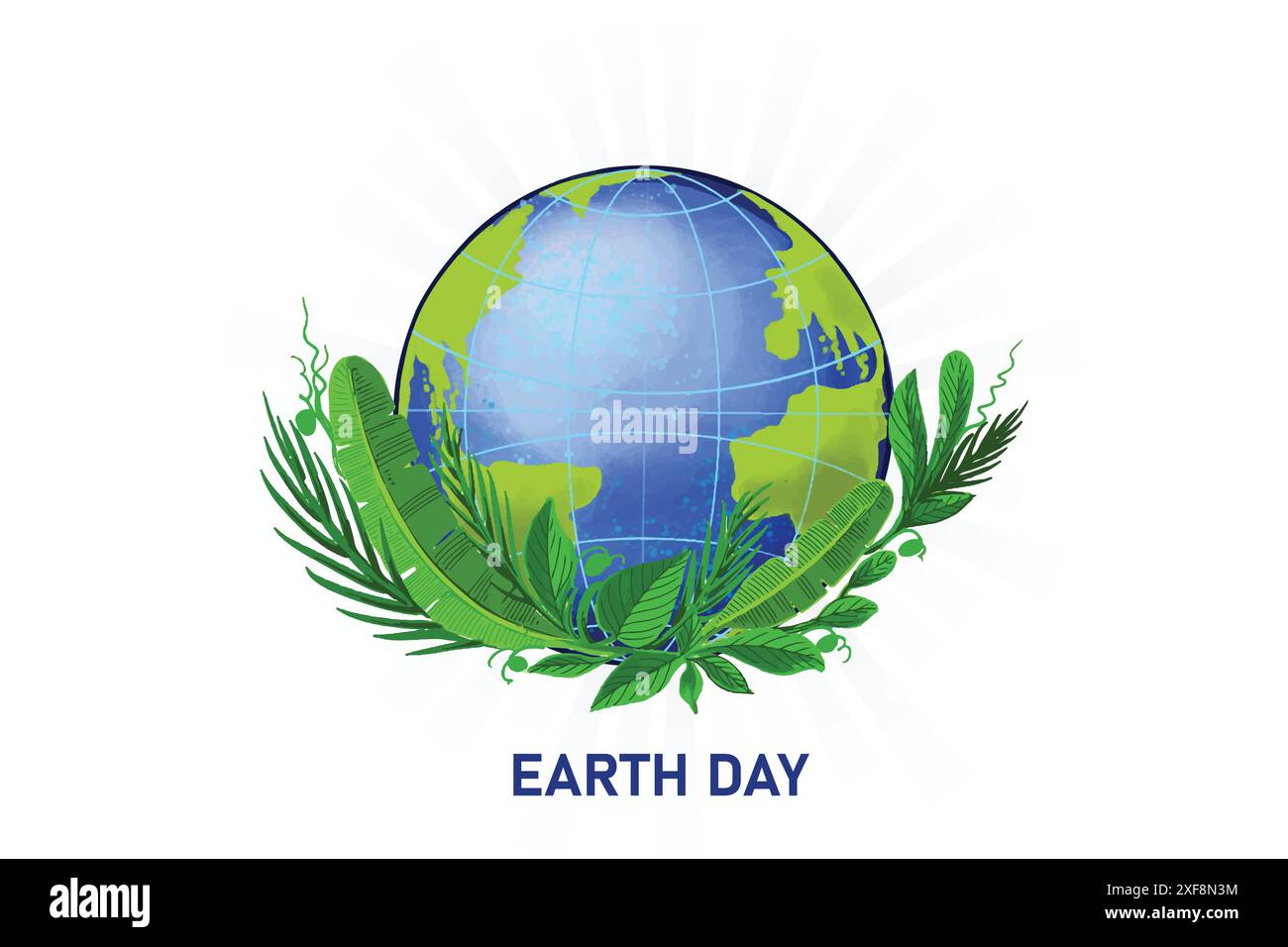 Happy earth day eco friendly concept design Stock Vector Image & Art ...