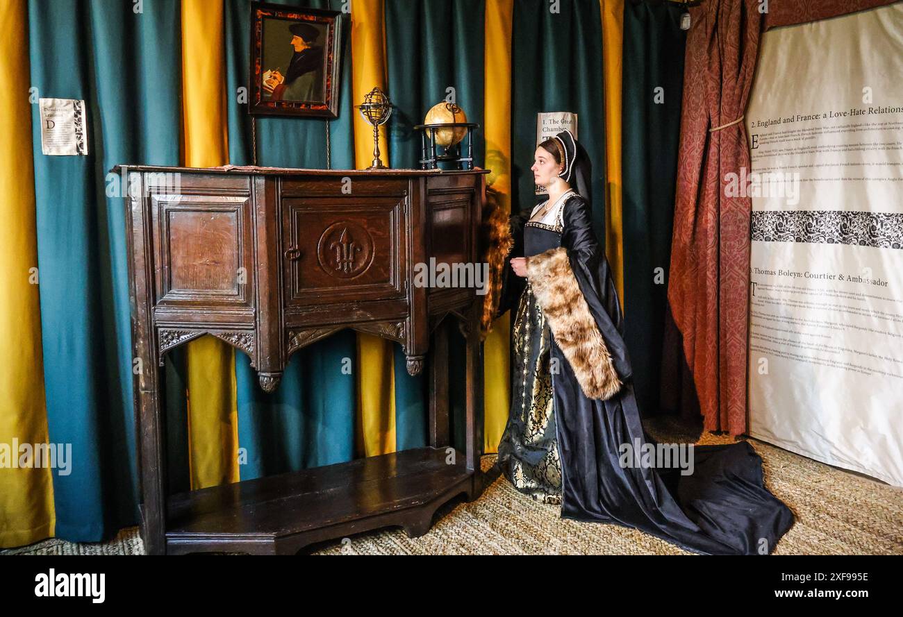 Hever Castle, Kent, UK. 02nd July, 2024. The childhood home of Anne ...