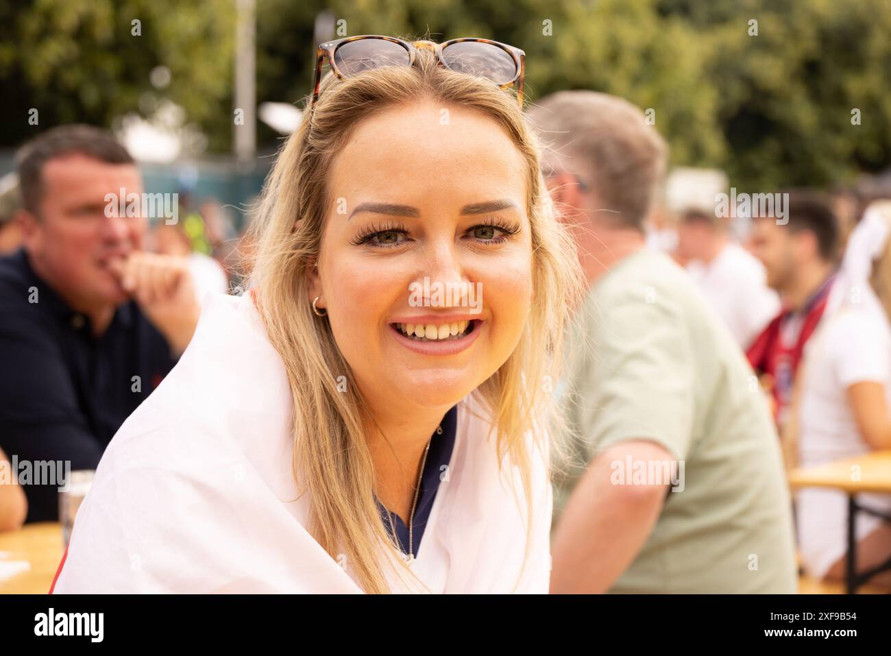 City of Brighton & Hove, East Sussex, UK. England football fans gather
