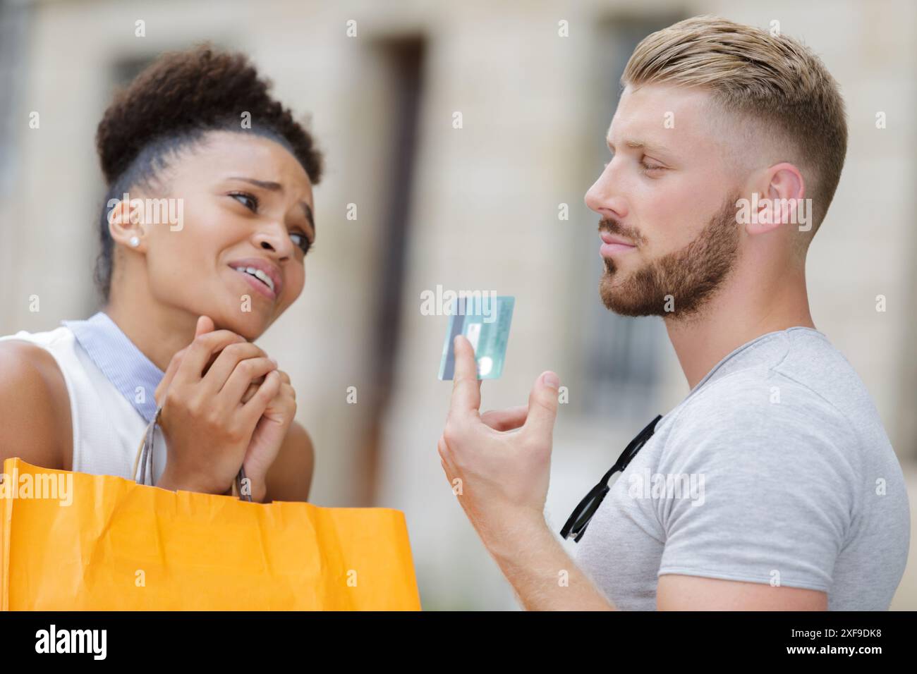 Man begging girlfriend hi-res stock photography and images - Alamy