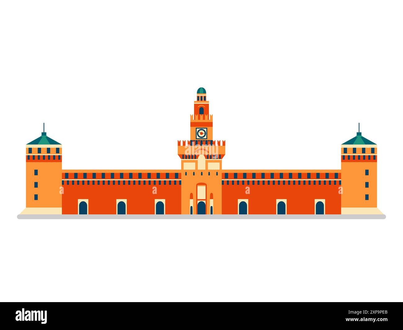 Milan palace Stock Vector Images - Alamy
