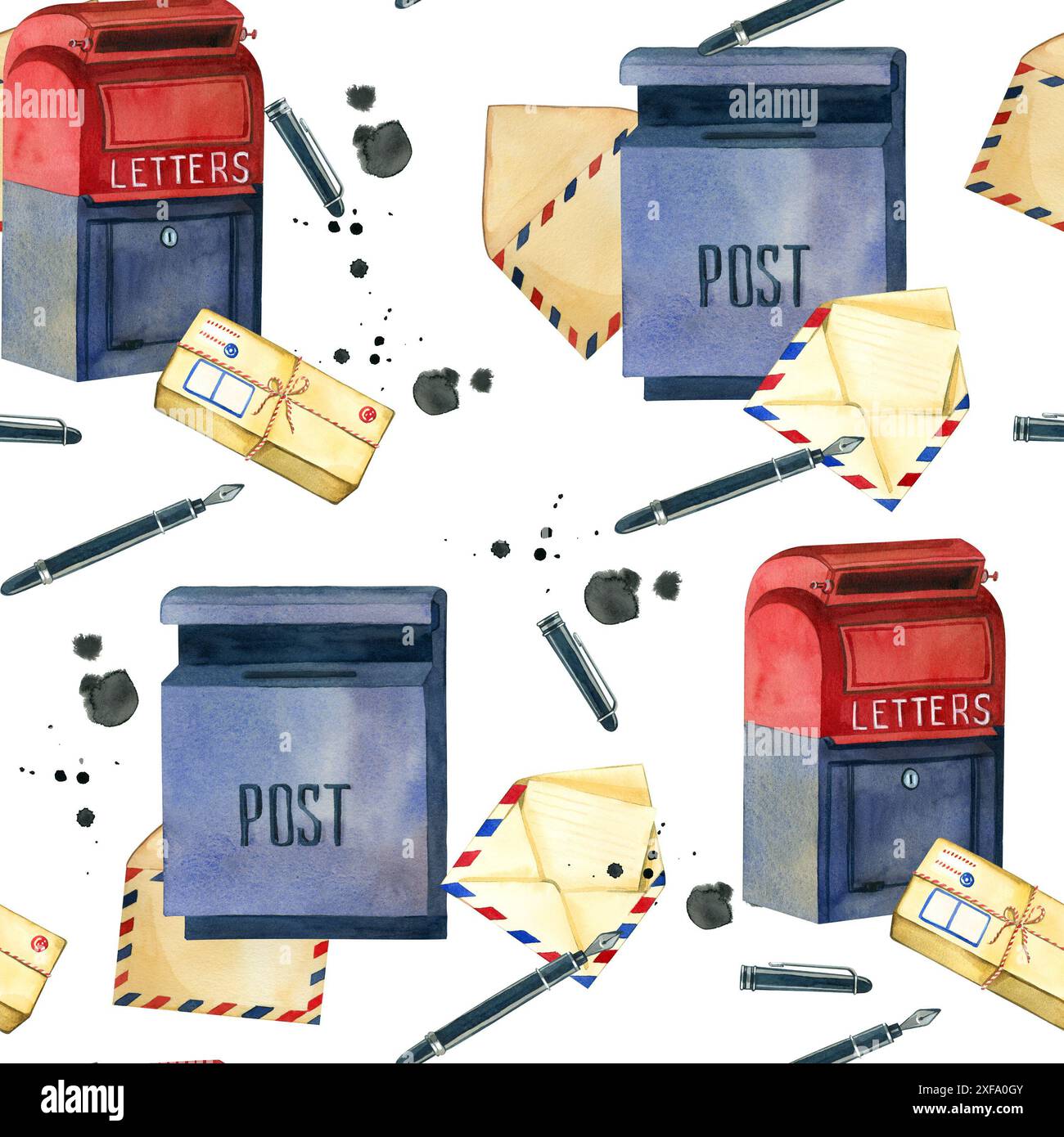 Postal letters package heart hi-res stock photography and images - Alamy