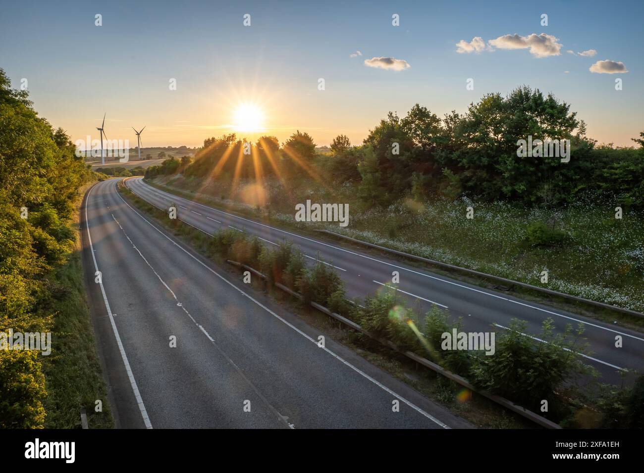 M1 motorway empty hi-res stock photography and images - Alamy