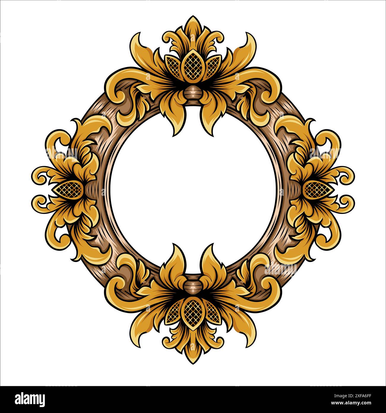 Classic and luxury vintage style pattern frame design Stock Vector ...