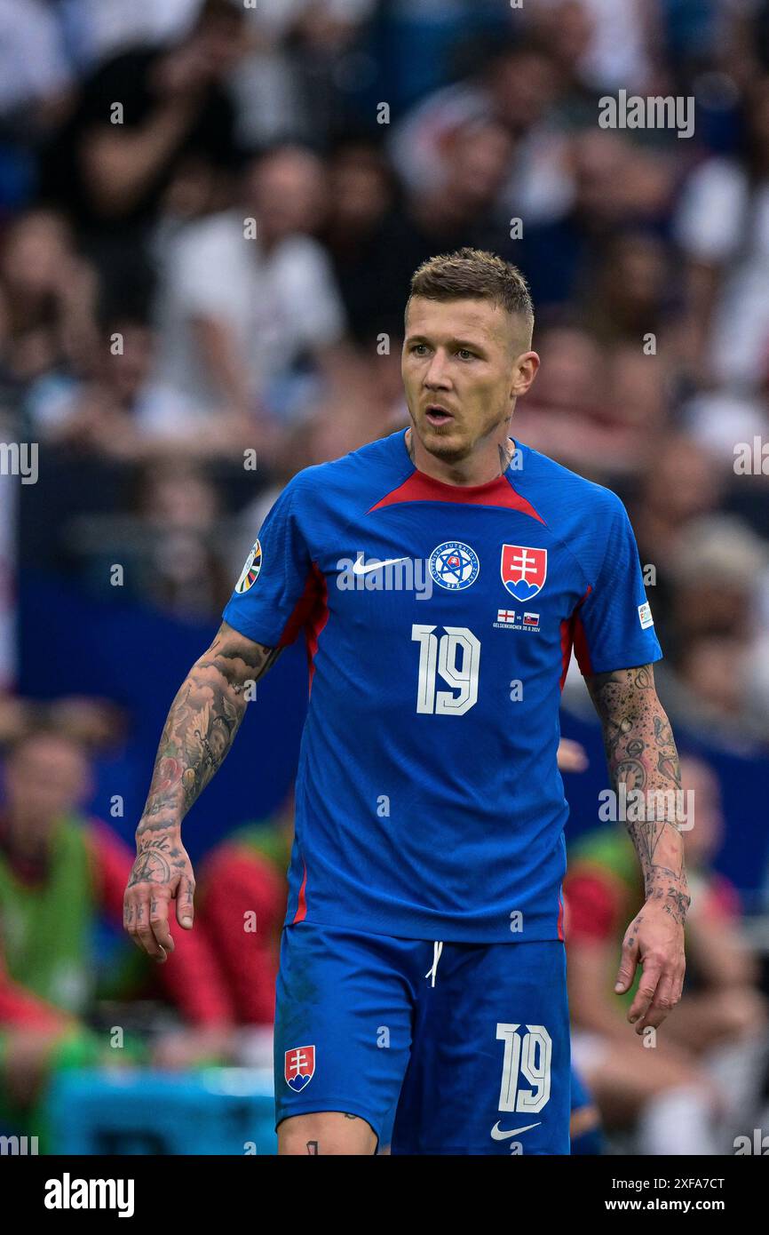 GELSENKIRCHEN, GERMANY - JUNE 30: Juraj Kucka of Slovakia during the ...