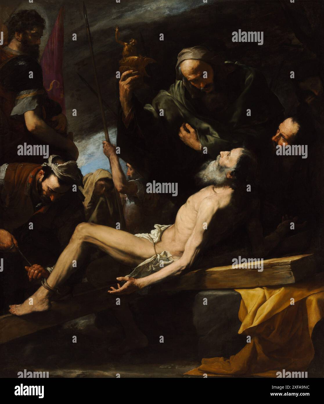 The Martyrdom of Saint Andrew is a 1628 painting by Jusepe de Ribera ...