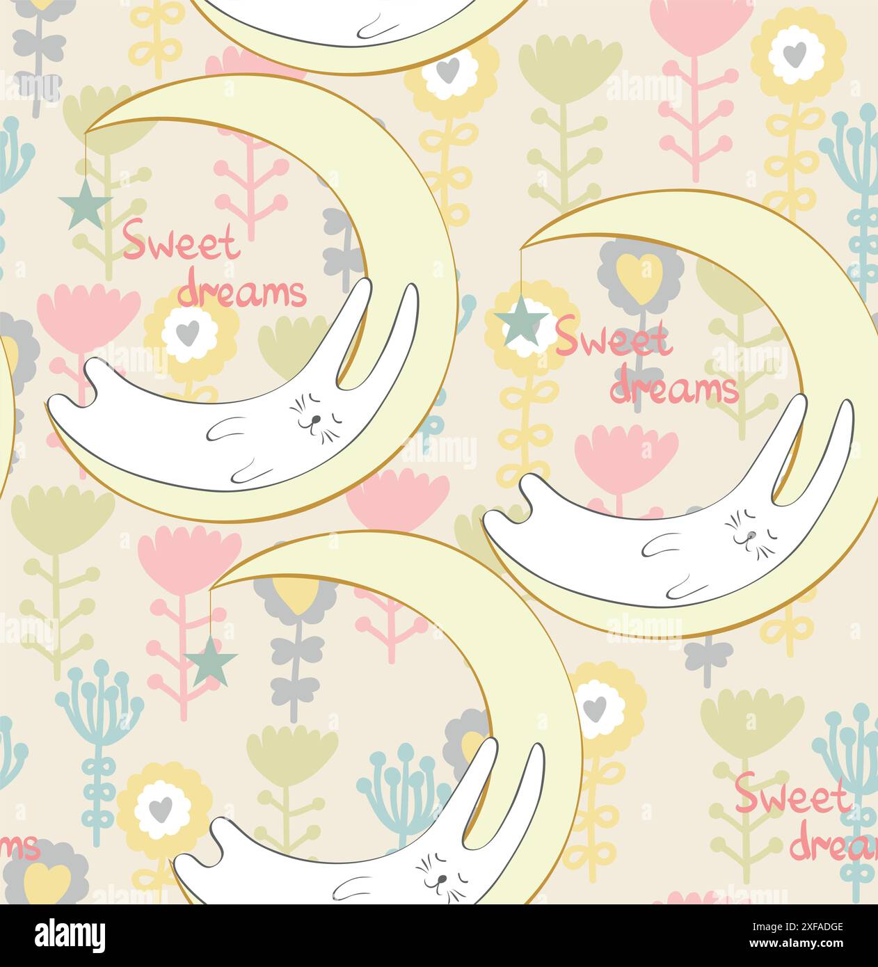 Sleeping rabbit character hi-res stock photography and images - Alamy