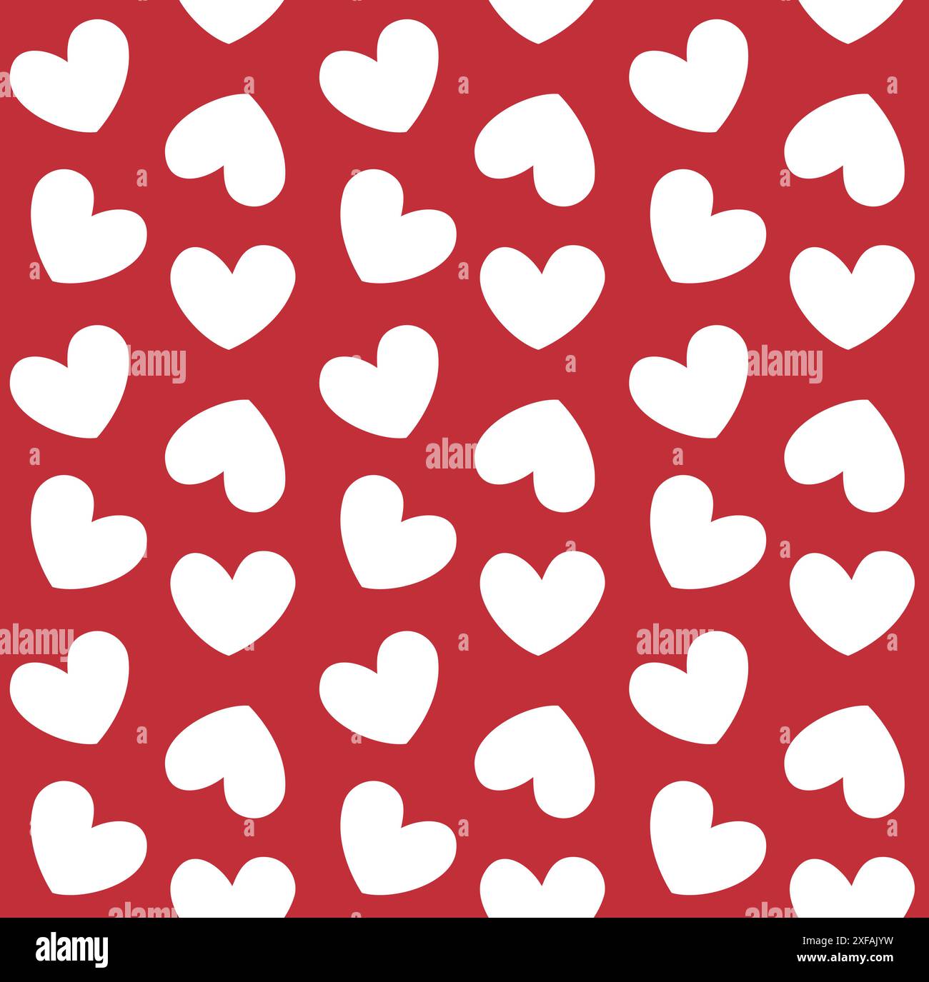 Vector seamless pattern of hearts Stock Vector Image & Art - Alamy