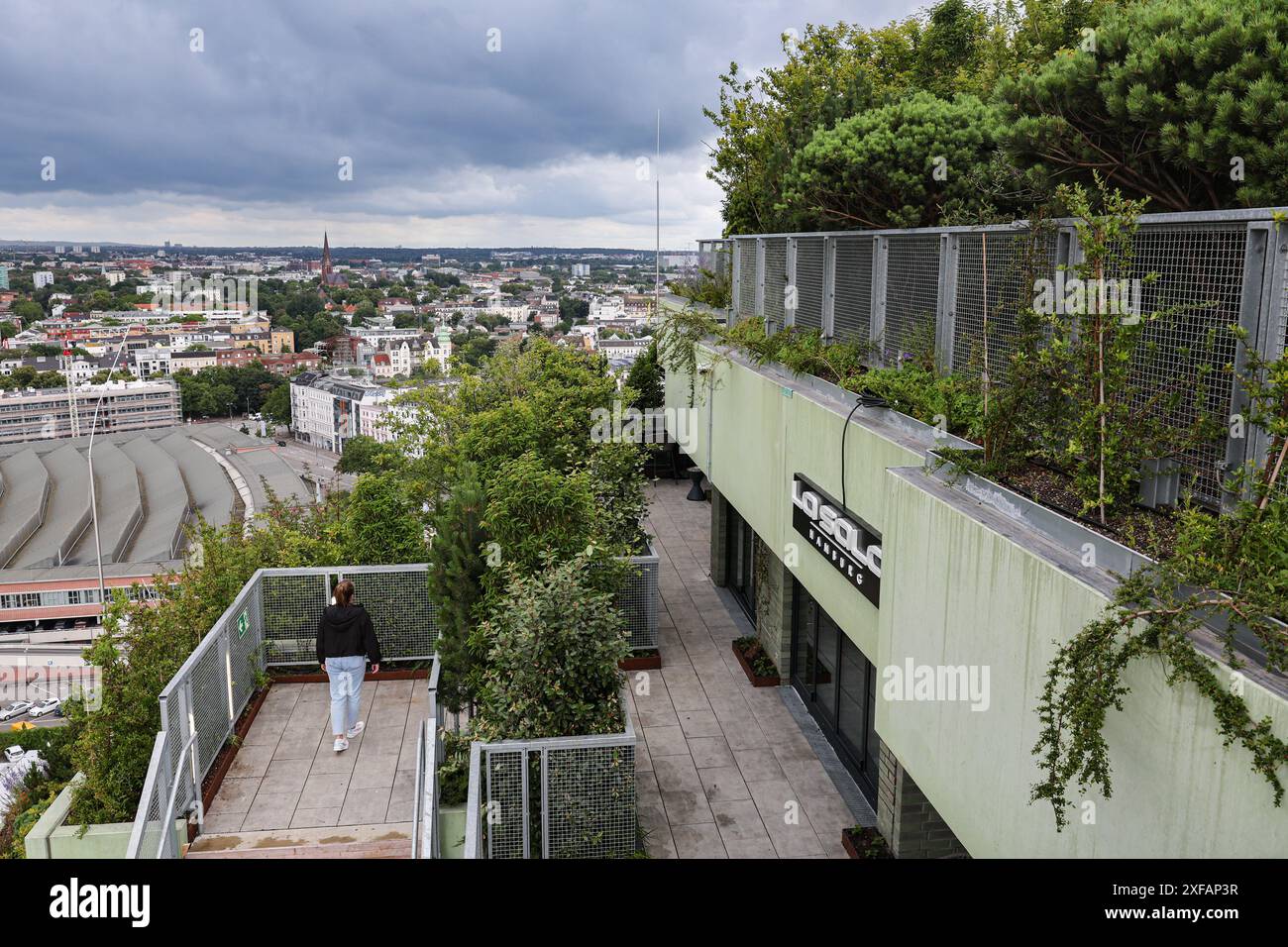 02 July 2024, Hamburg: View of the mountain path of the Hamburg BUNKER ...