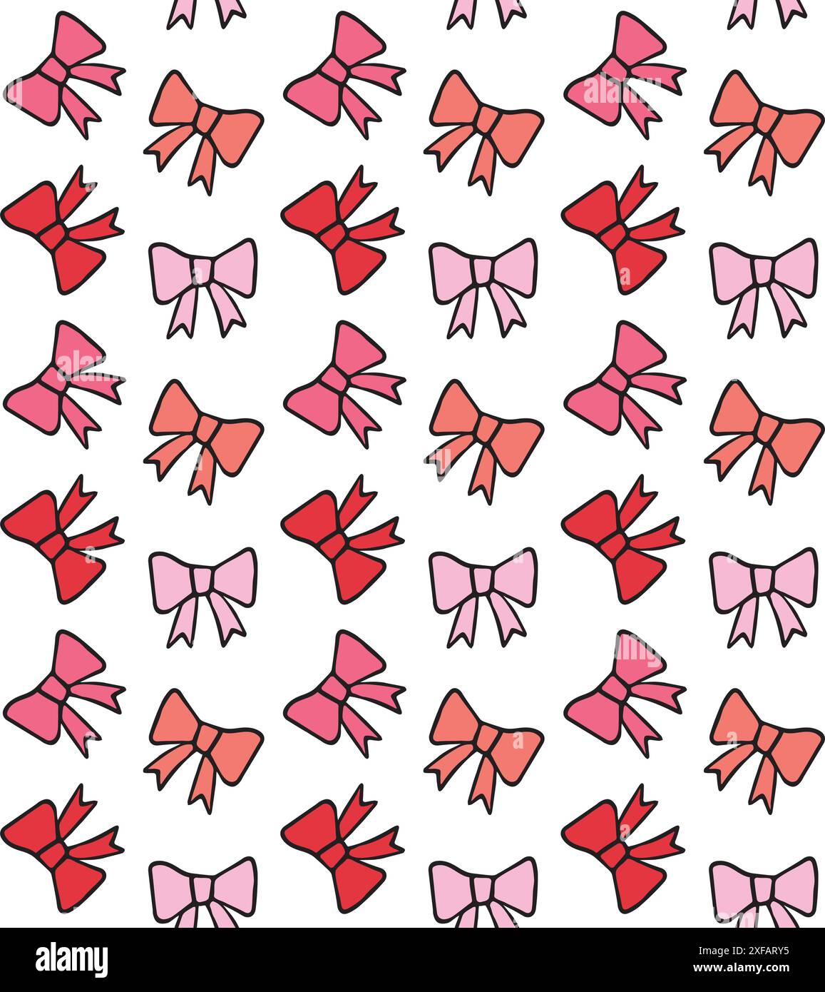 Vector seamless pattern of hand drawn bow tie Stock Vector Image & Art ...