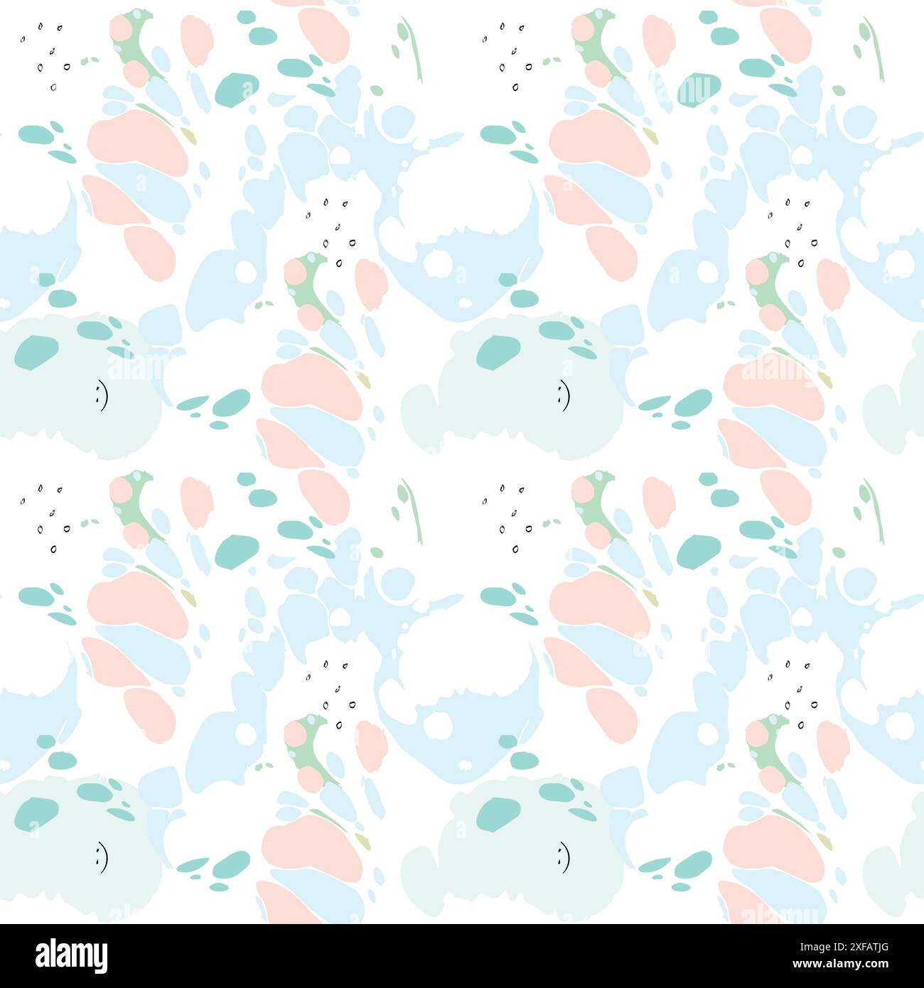 Seamless pattern with colored spots. Ebru art Stock Vector Image & Art ...