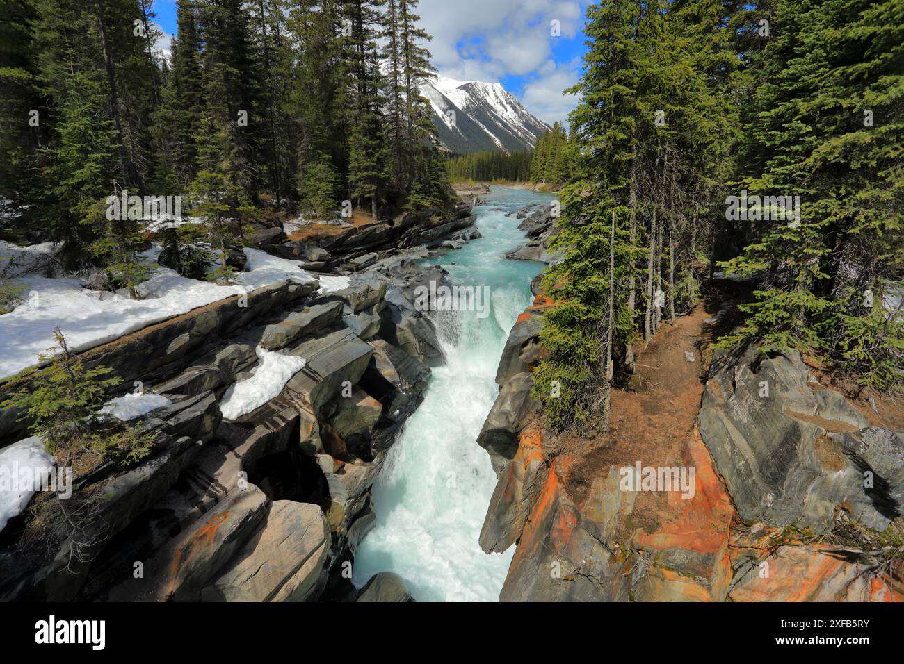 River in kootenay national park hi-res stock photography and images - Alamy