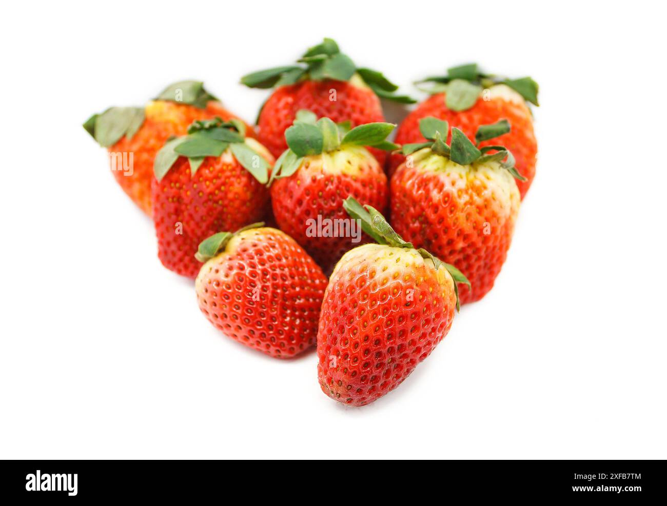 strawberry isolated on white background Stock Photo - Alamy
