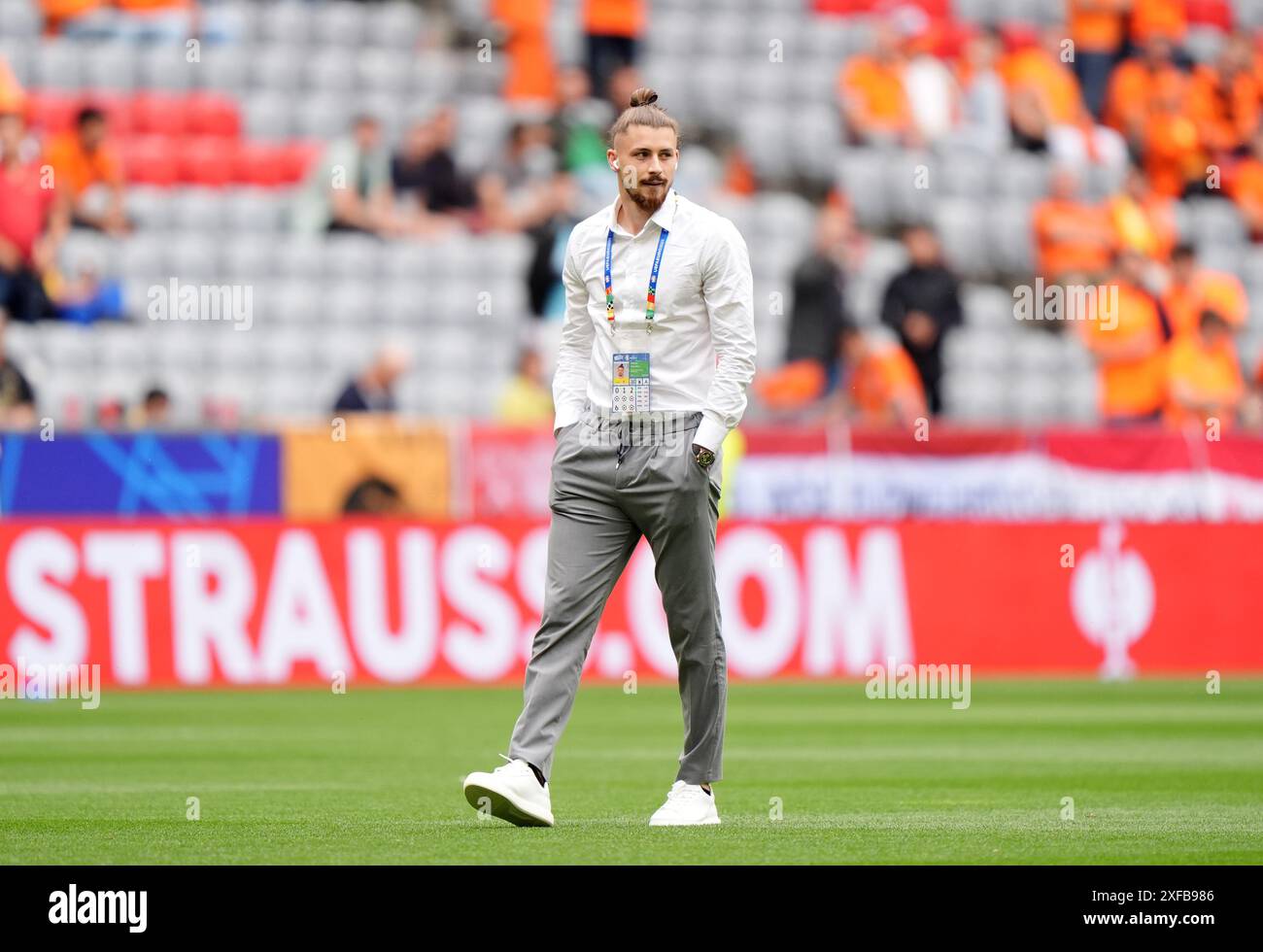 Romania's Radu Dragusin ahead of the UEFA Euro 2024, round of 16 match