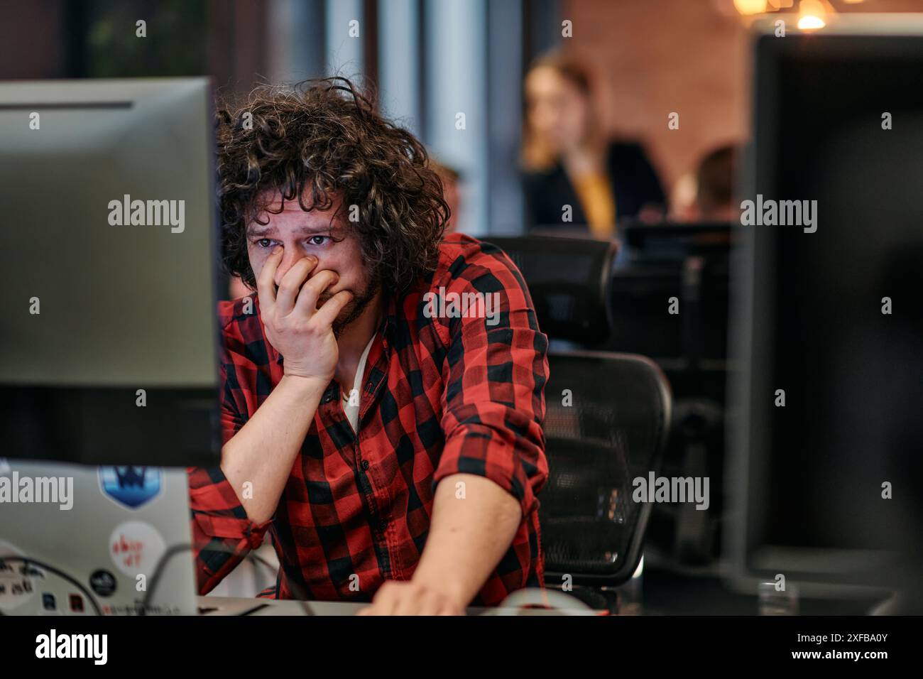 Disappointed programmer hi-res stock photography and images - Alamy