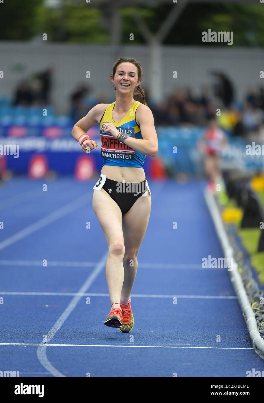 Gracie Griffiths of Pembrokeshire Harriers competing in the women's ...