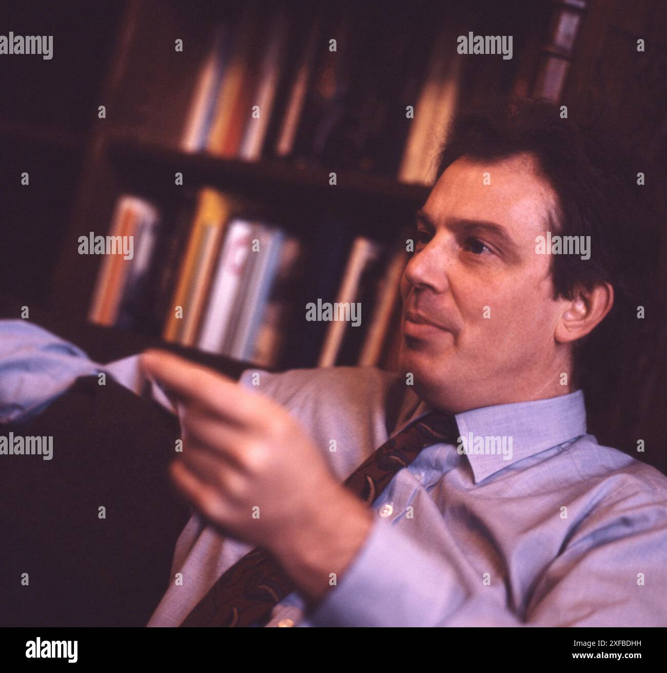 Labour Party leader Tony Blair just a couple of weeks before winning