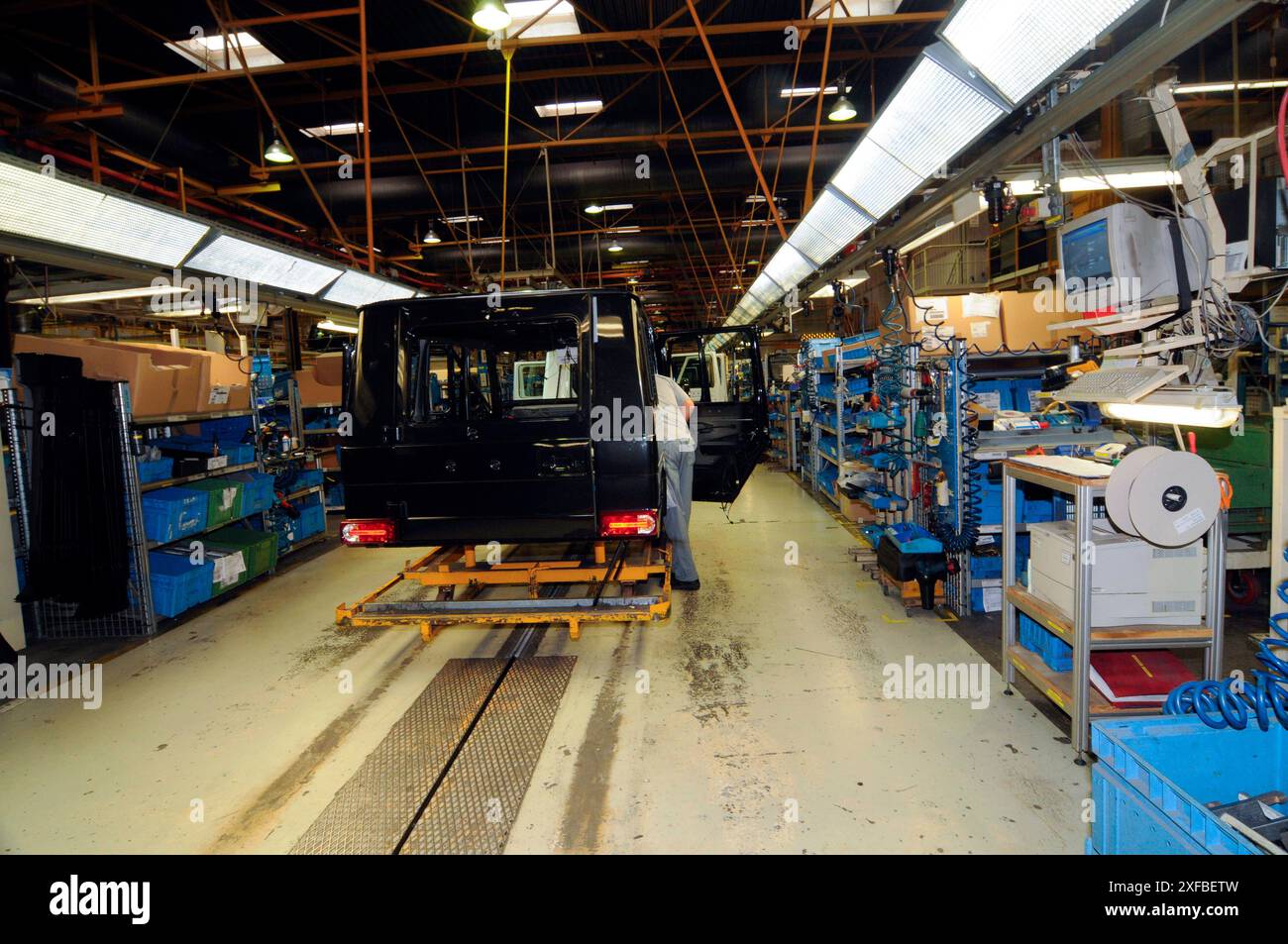 construction of the mercedes G class in graz construction of the ...