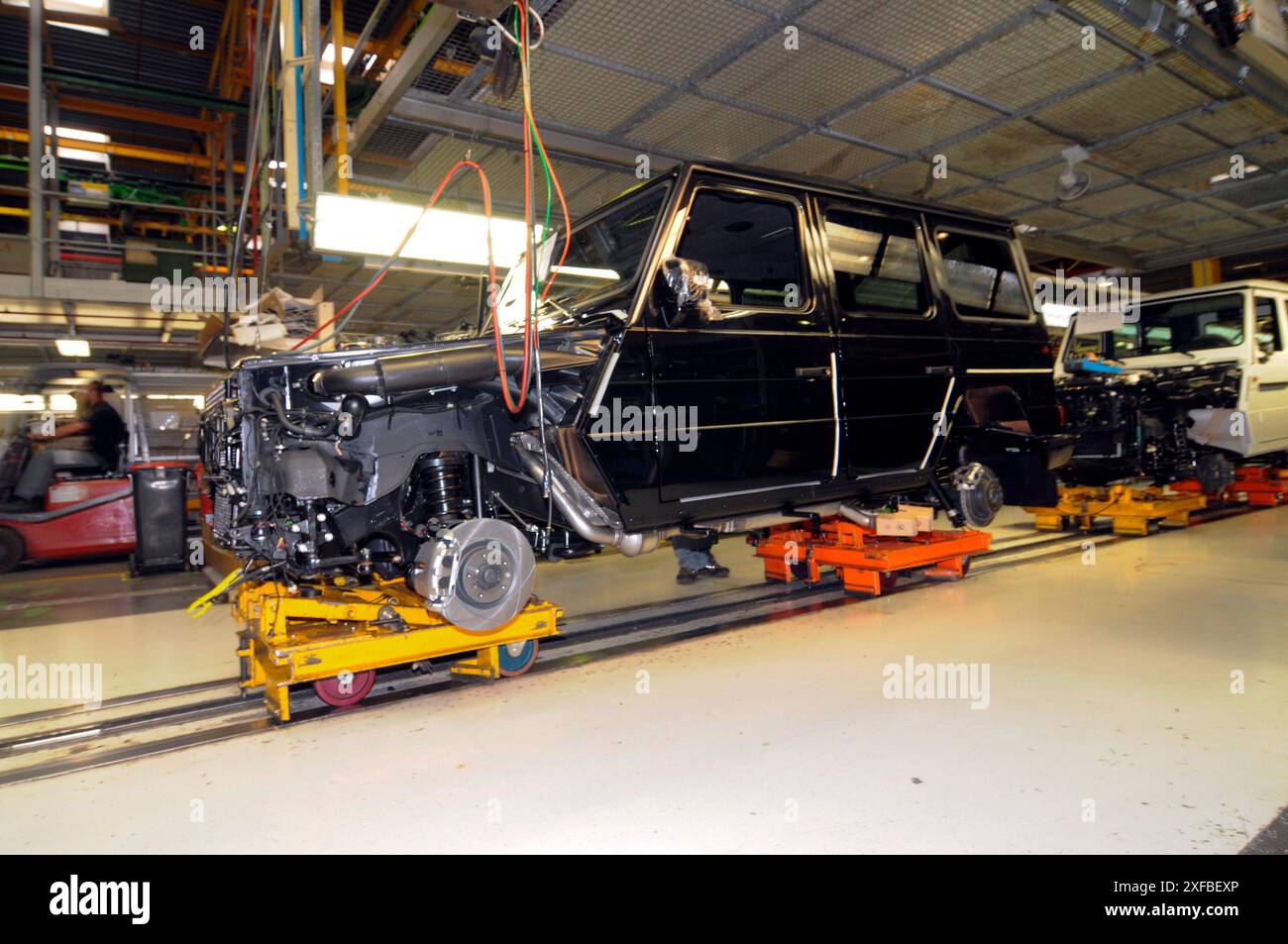 construction of the mercedes G class in graz construction of the ...