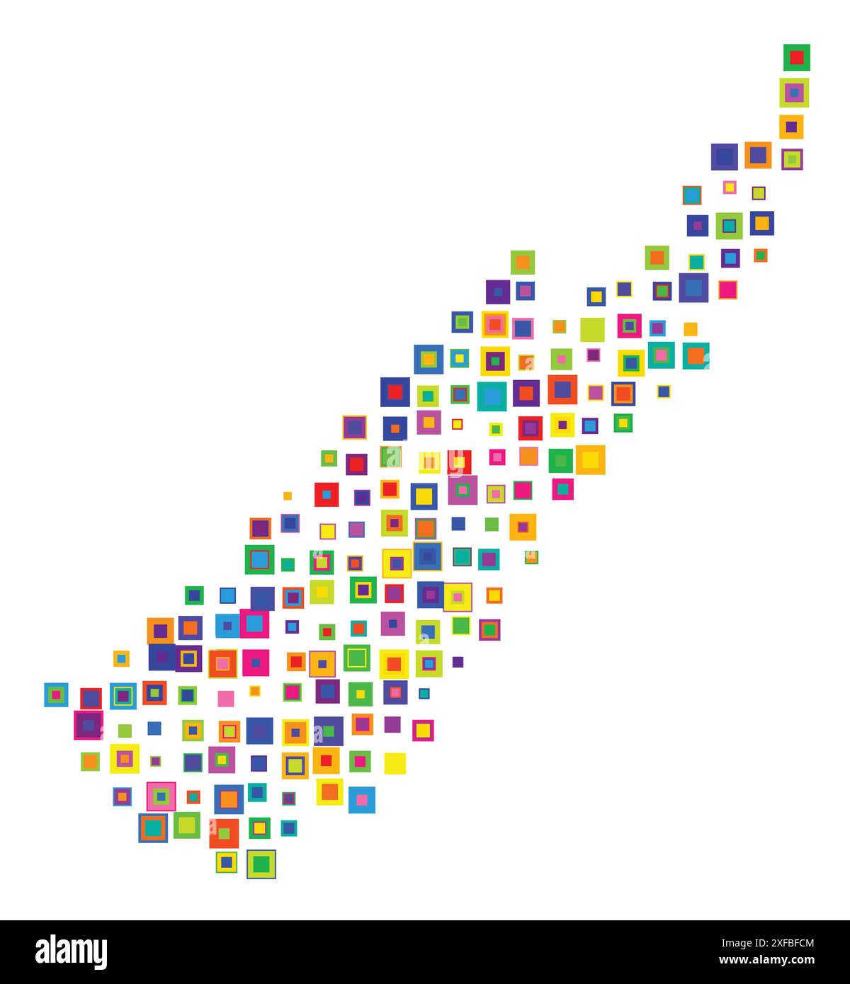 Symbol Map of the Unitary Authority Nelson City (New Zealand). Abstract