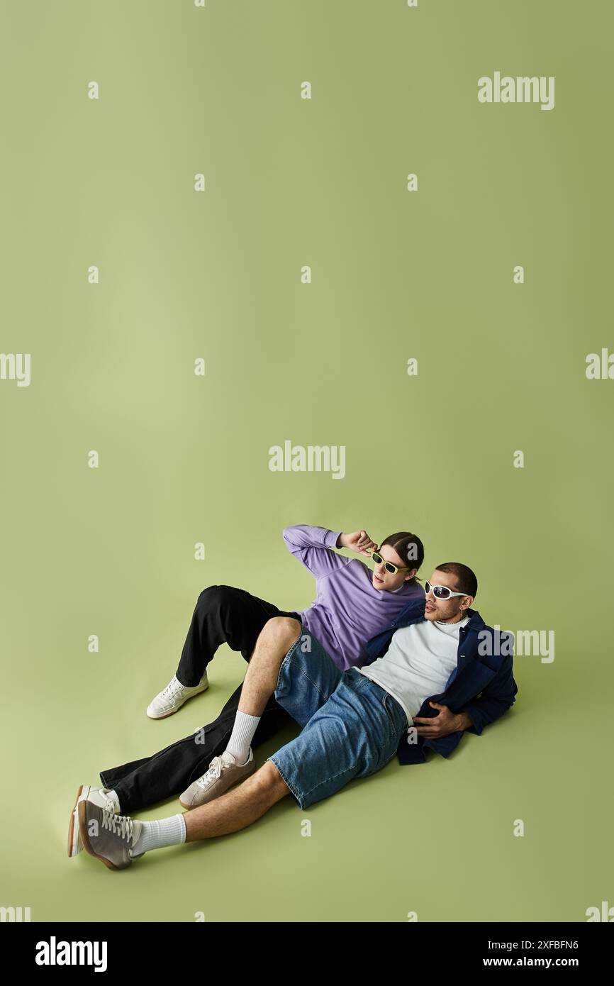 Couple laying on top other hi-res stock photography and images - Alamy