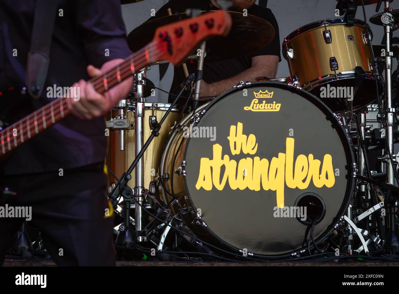 Guildford / UK - Jun 29 2024: The logo for punk band The Stranglers ...