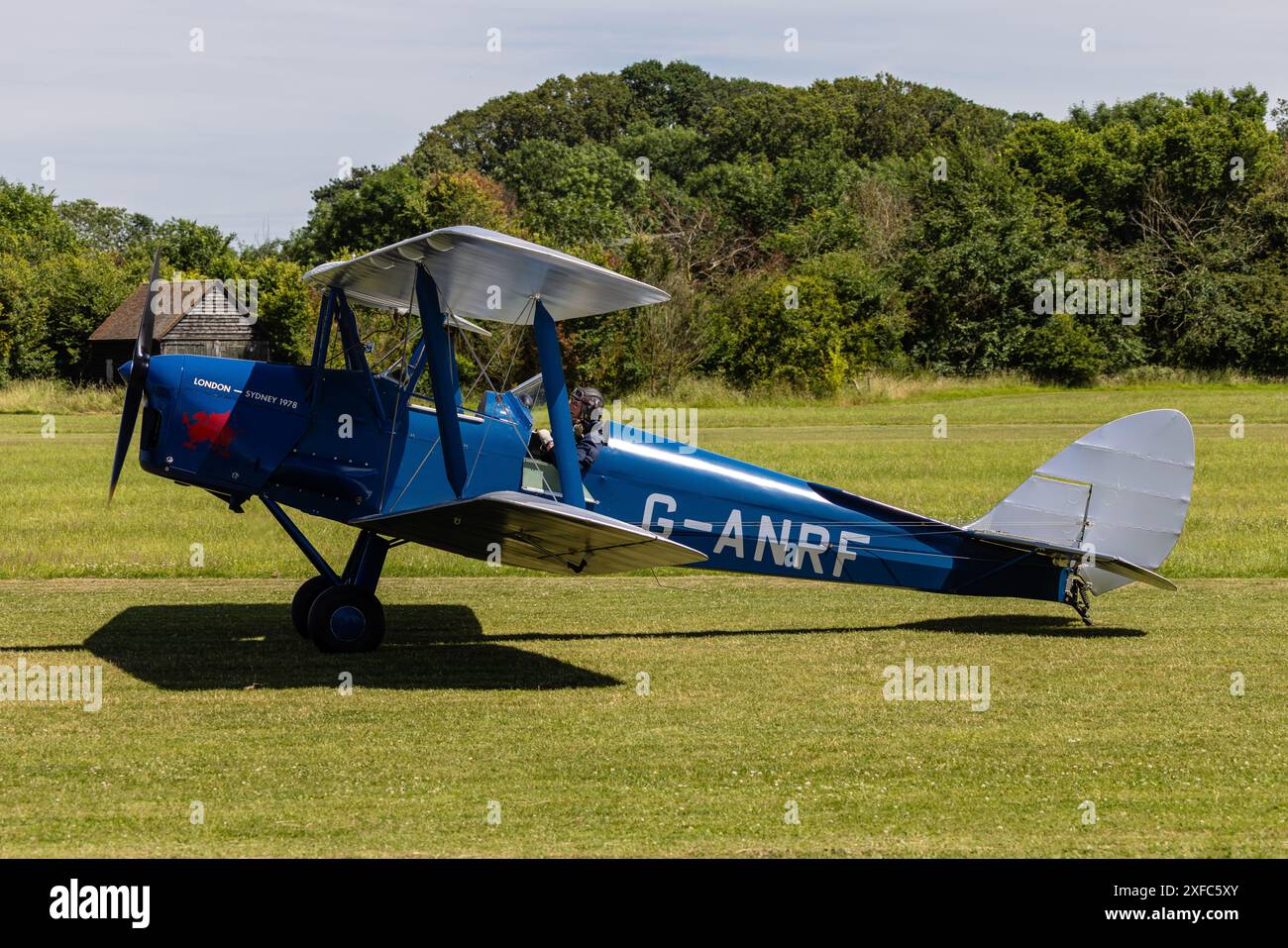 De Havilland DH82A Tiger Moth, GANRF, at the Shuttleworth Festival of