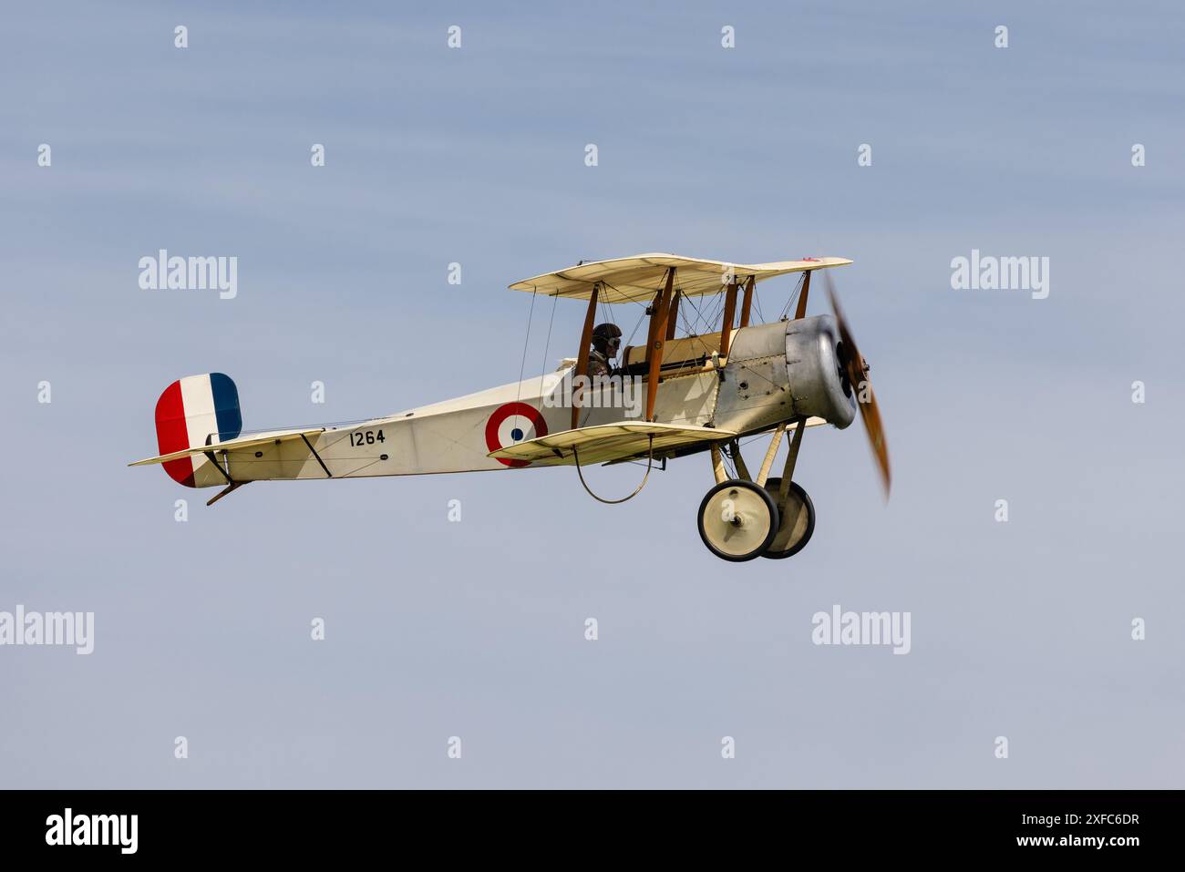 Bristol Scout replica, registration 1264, displaying at the