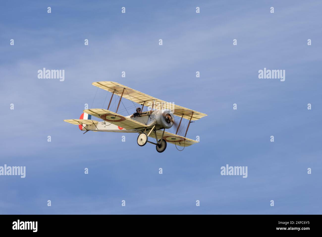 Bristol Scout replica, registration 1264, displaying at the