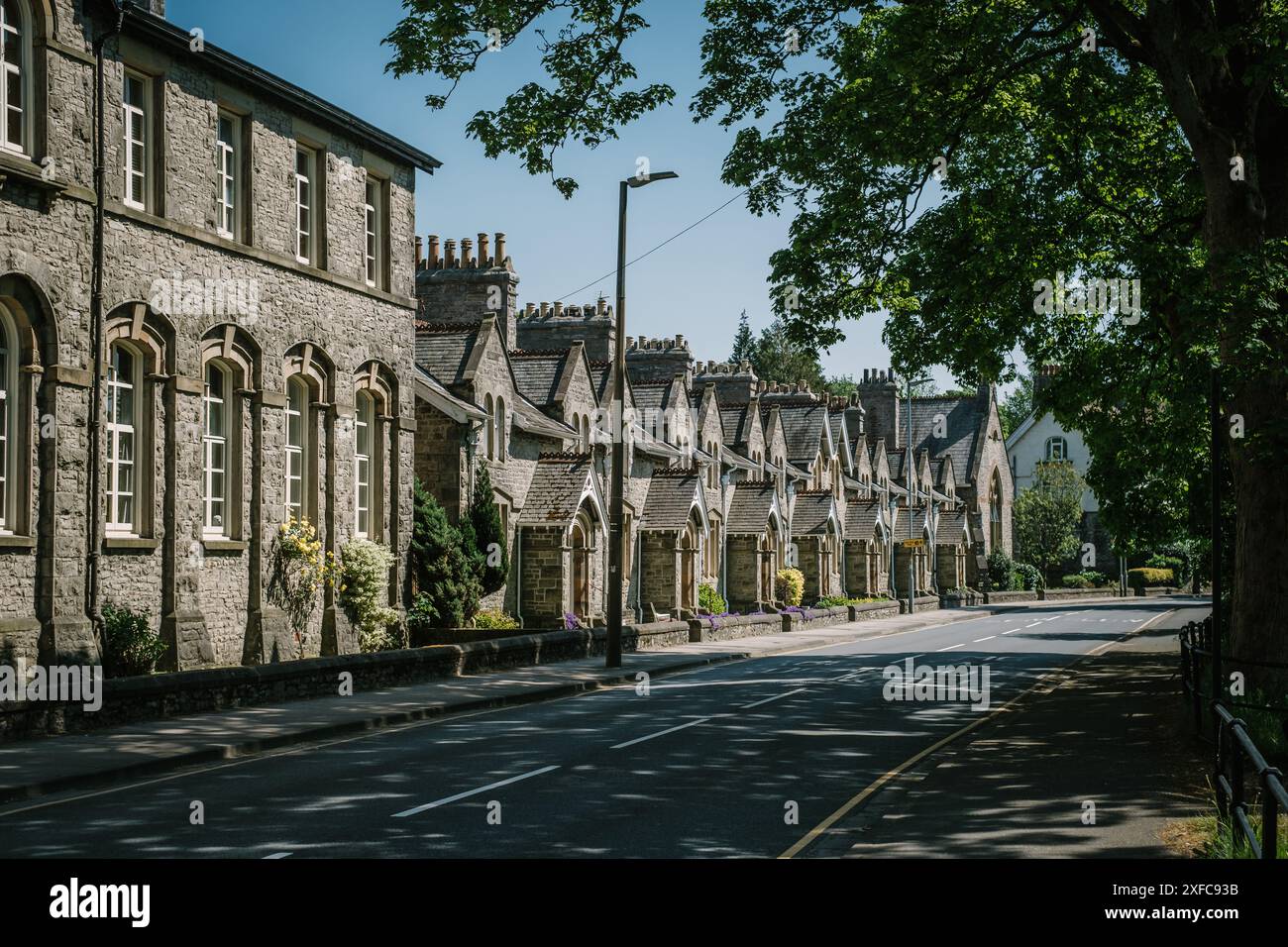 The Cumbrian market Town of Kendal, gateway to The Lake District. The