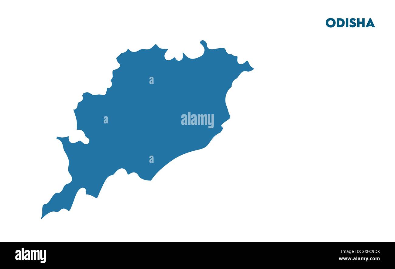 Odisha vector map1, State of India, Republic of India, government ...