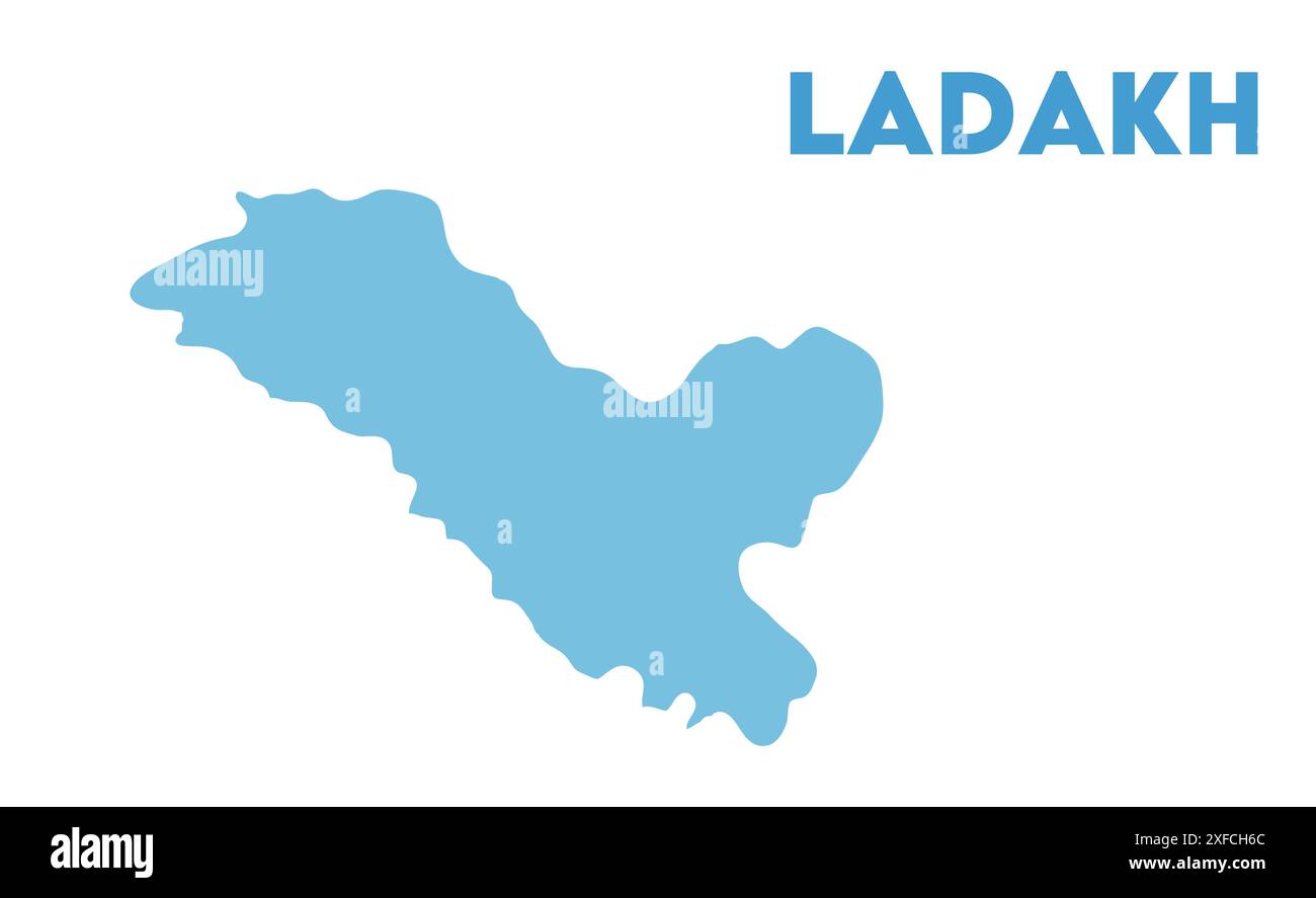 Ladakh vector map1, State of India, Republic of India, government ...