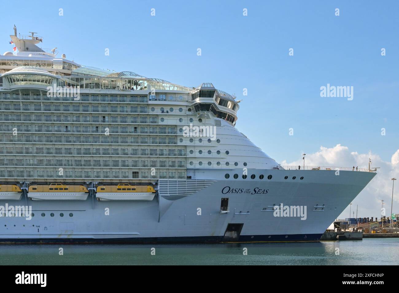 Miami Florida USA 3 December 2023 Cruise Ship Oasis Of The Seas Miami Florida USA 3 December 2023 Cruise Ship Oasis Of The Seas