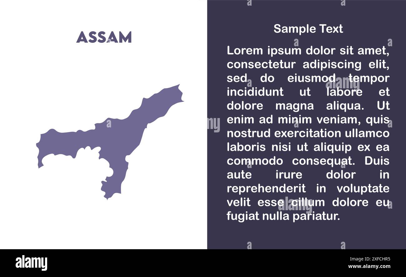 Assam Map design1, State of India, Republic of India, government ...