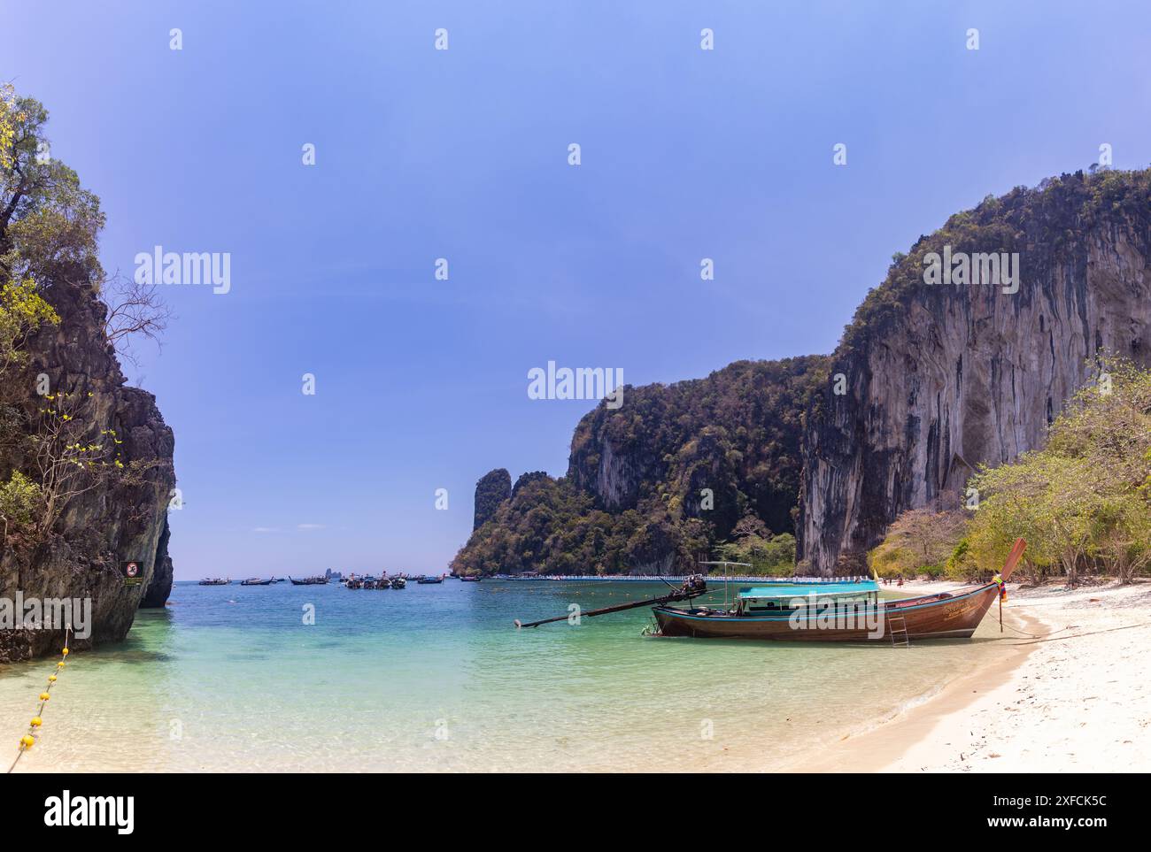 A picture of the Koh Hong Island Beach. Stock Photo