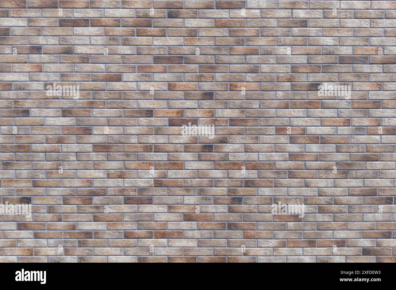 Brown and Gray Brick Wall Background Stock Photo