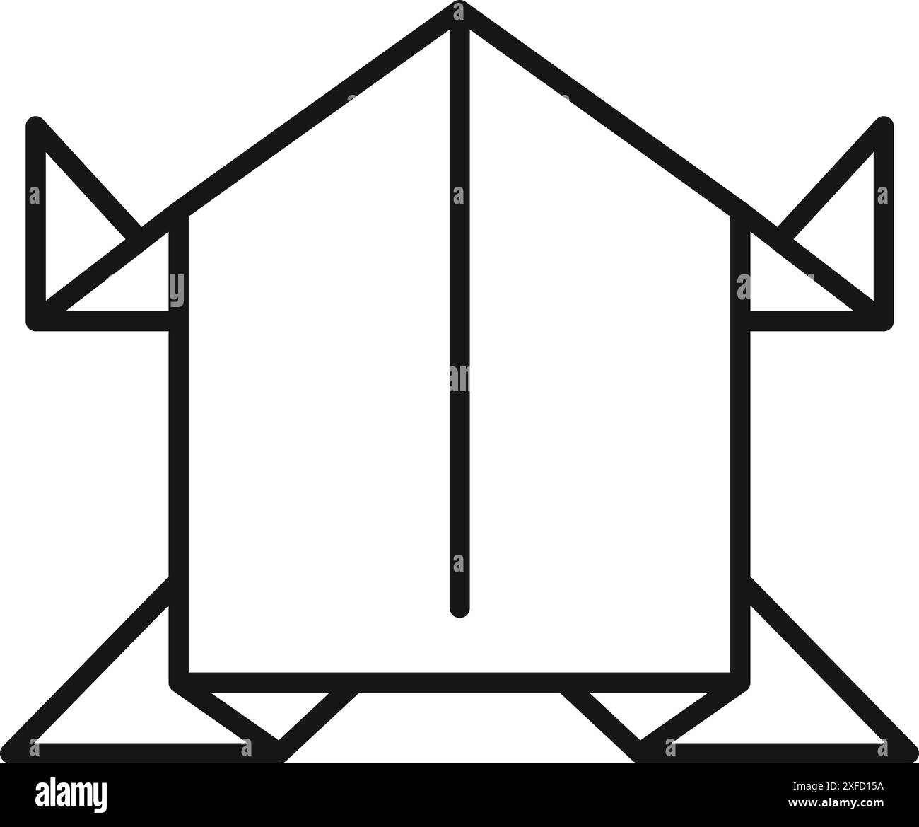 Paper folding craft Black and White Stock Photos & Images - Alamy