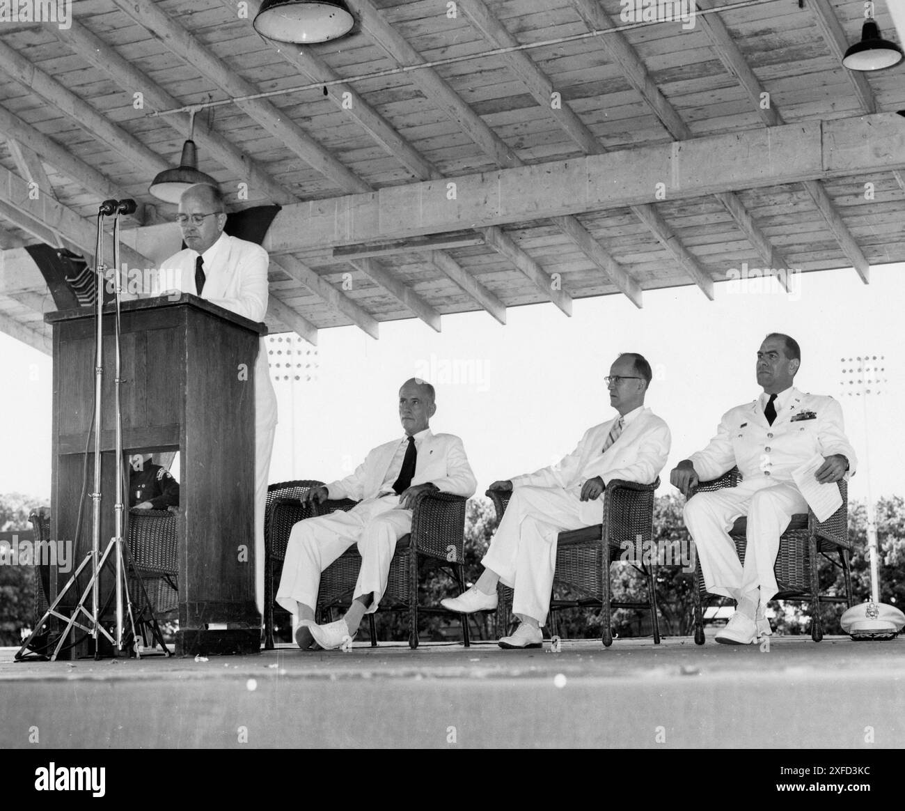 Fourth of July Celebration, Balboa, Panama Canal Zone, July 4, 1955 Stock Photo
